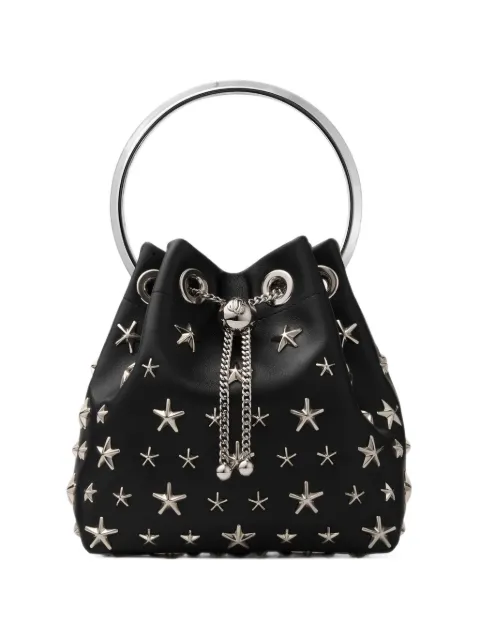 Jimmy Choo Bon Bon star-studded bucket bag