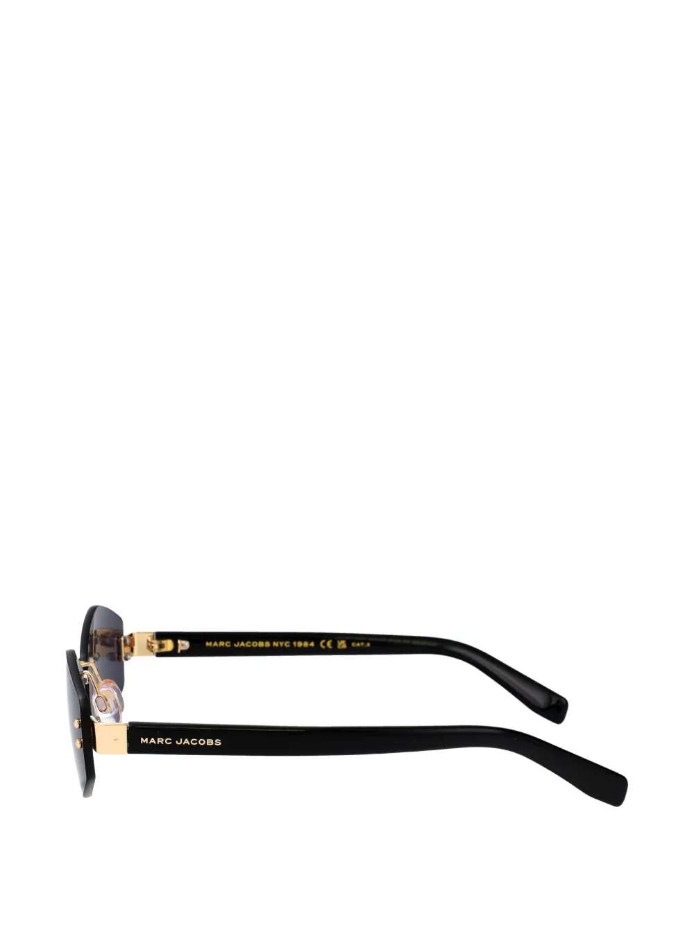 Marc Jacobs geometric-frame sunglasses Zwart