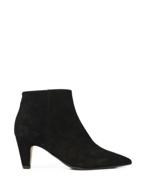 Anna F. suede pointed-toe ankle boots