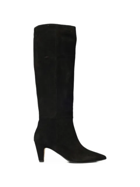 Anna F. pointed-toe suede boots