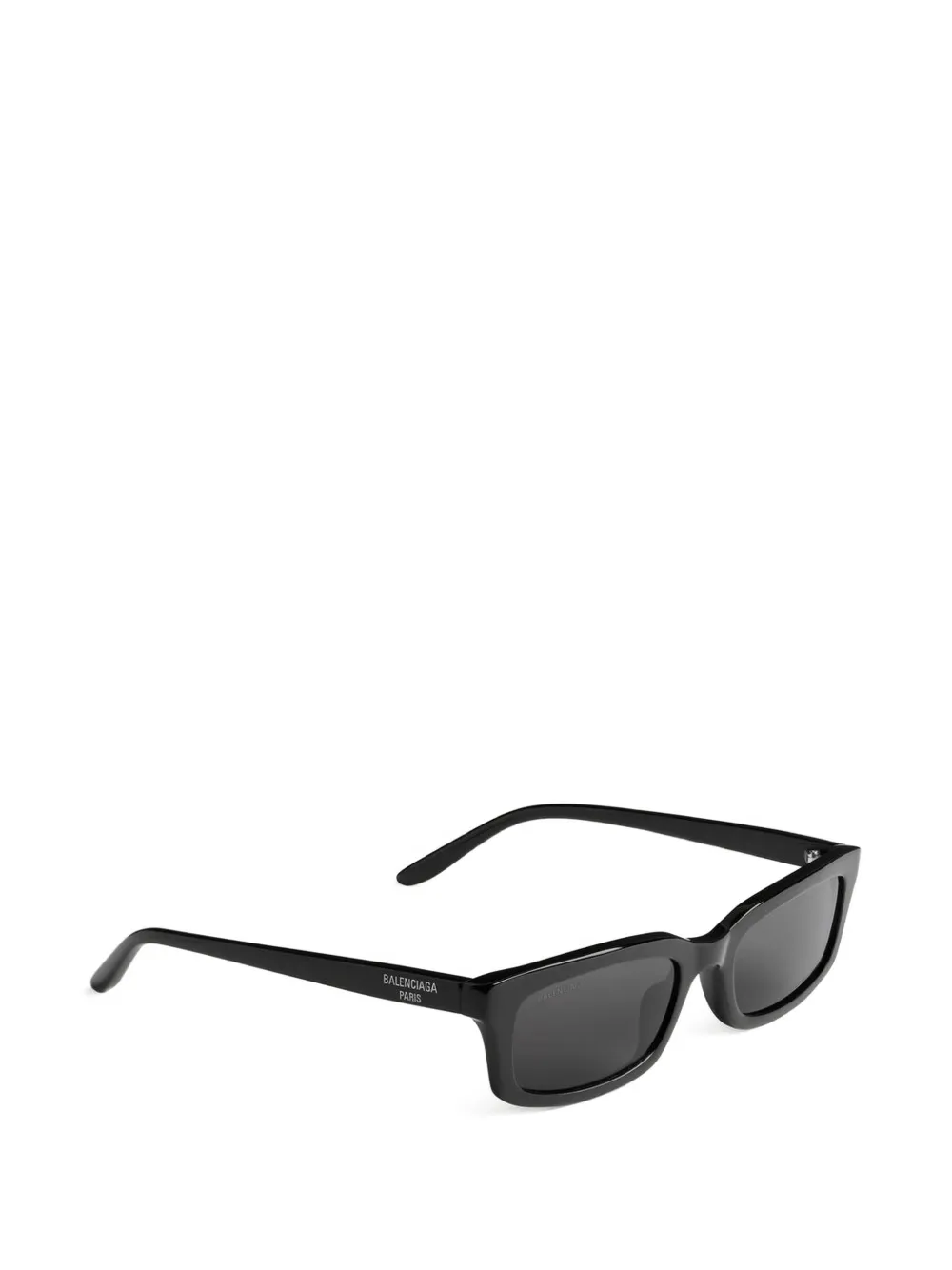 Balenciaga Eyewear Daily rectangle unglasses in black Zwart
