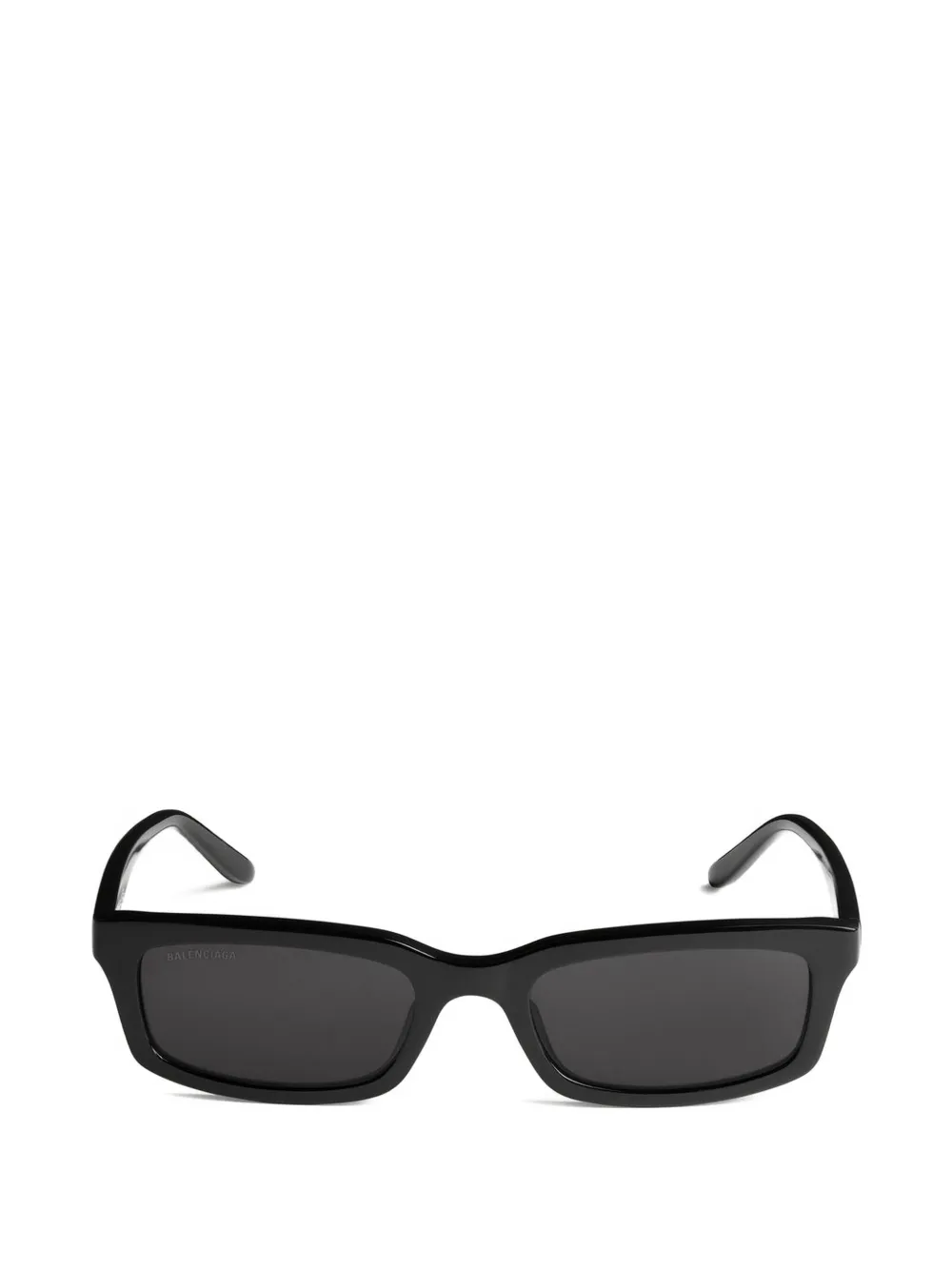 Balenciaga Daily rectangle unglasses in black - Nero