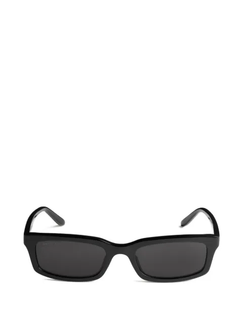 Balenciaga Daily rectangle unglasses in black