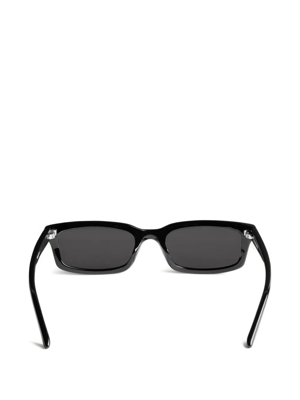 Balenciaga Eyewear Daily rectangle unglasses in black Zwart