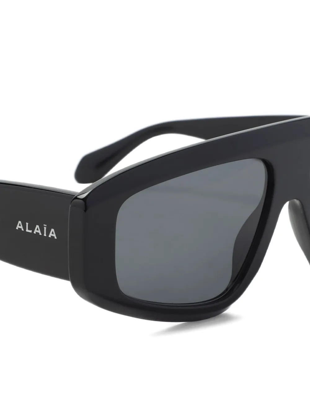 Alaia Eyewear Zonnebril met masker montuur Zwart
