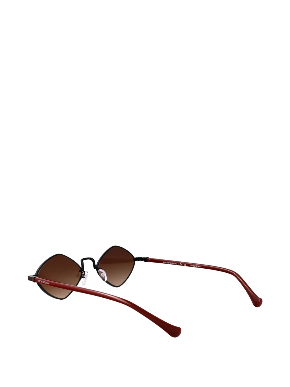 Emporio Armani geometric-frame sunglasses Bruin