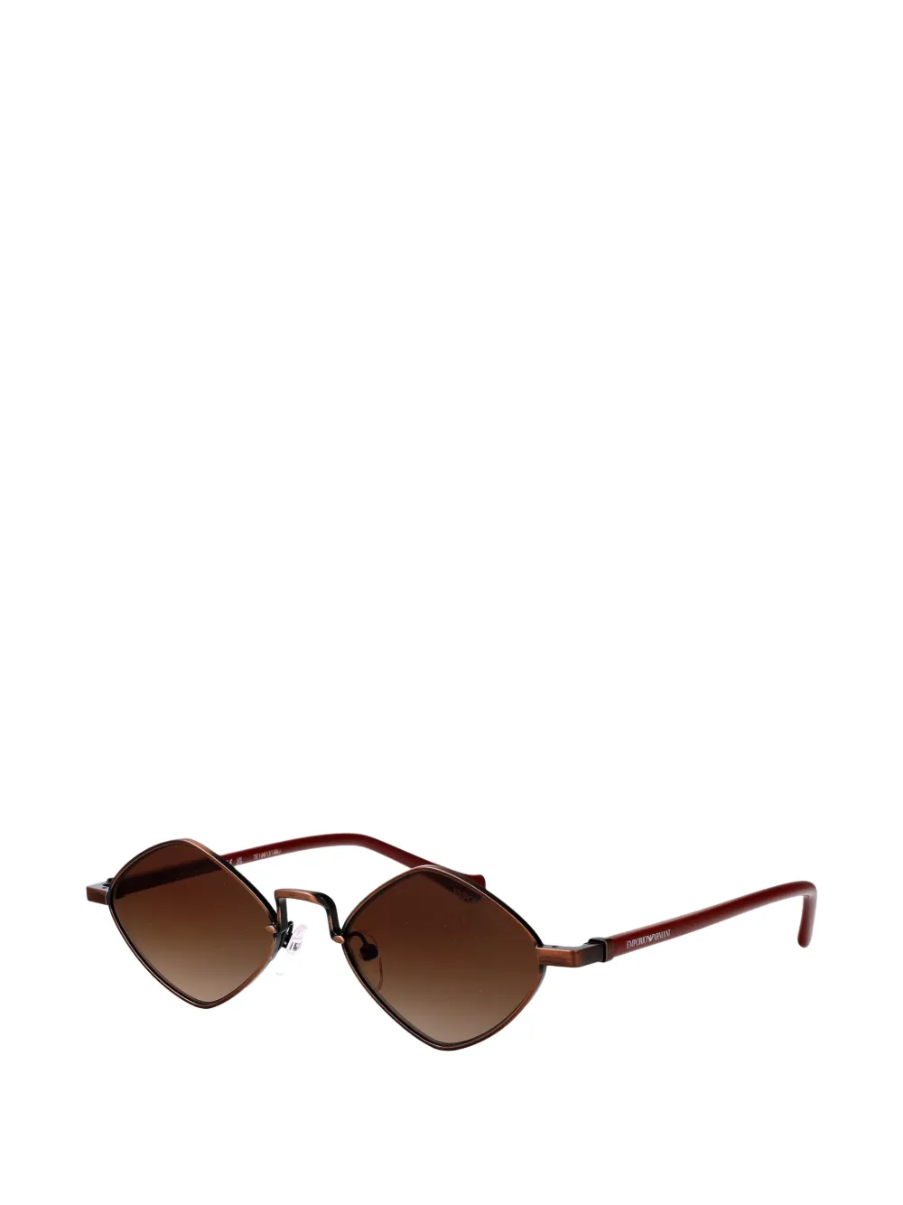 Emporio Armani geometric-frame sunglasses Bruin