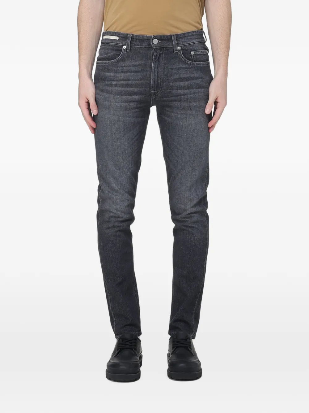 Siviglia faded slim-fit jeans - Gris
