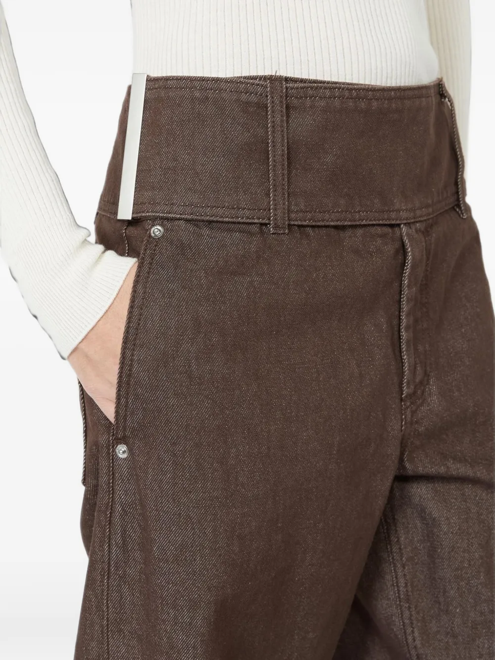 Max Mara Vertice wide-leg jeans Bruin