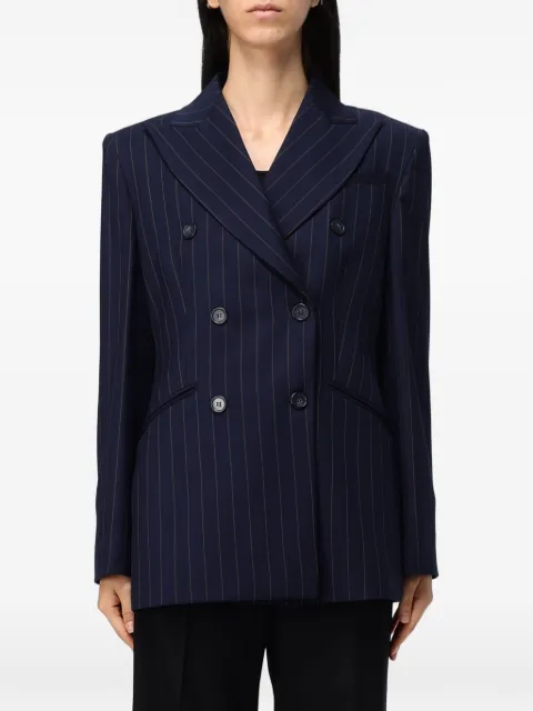 Hanita pinstripe double-breasted blazer
