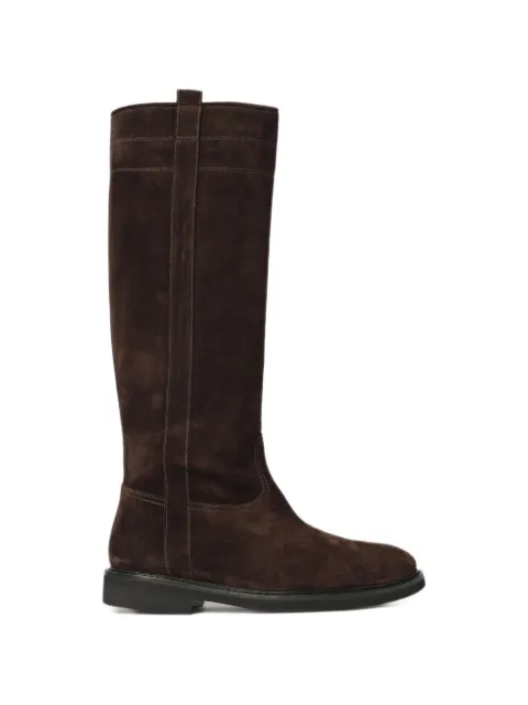 Anna F. suede knee-high boots