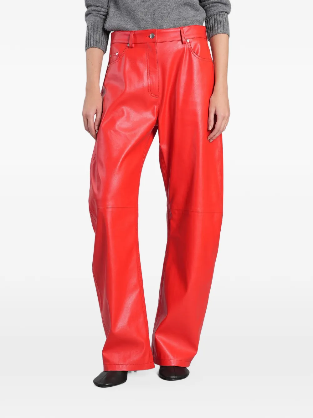 Stella McCartney straight-leg trousers - Red