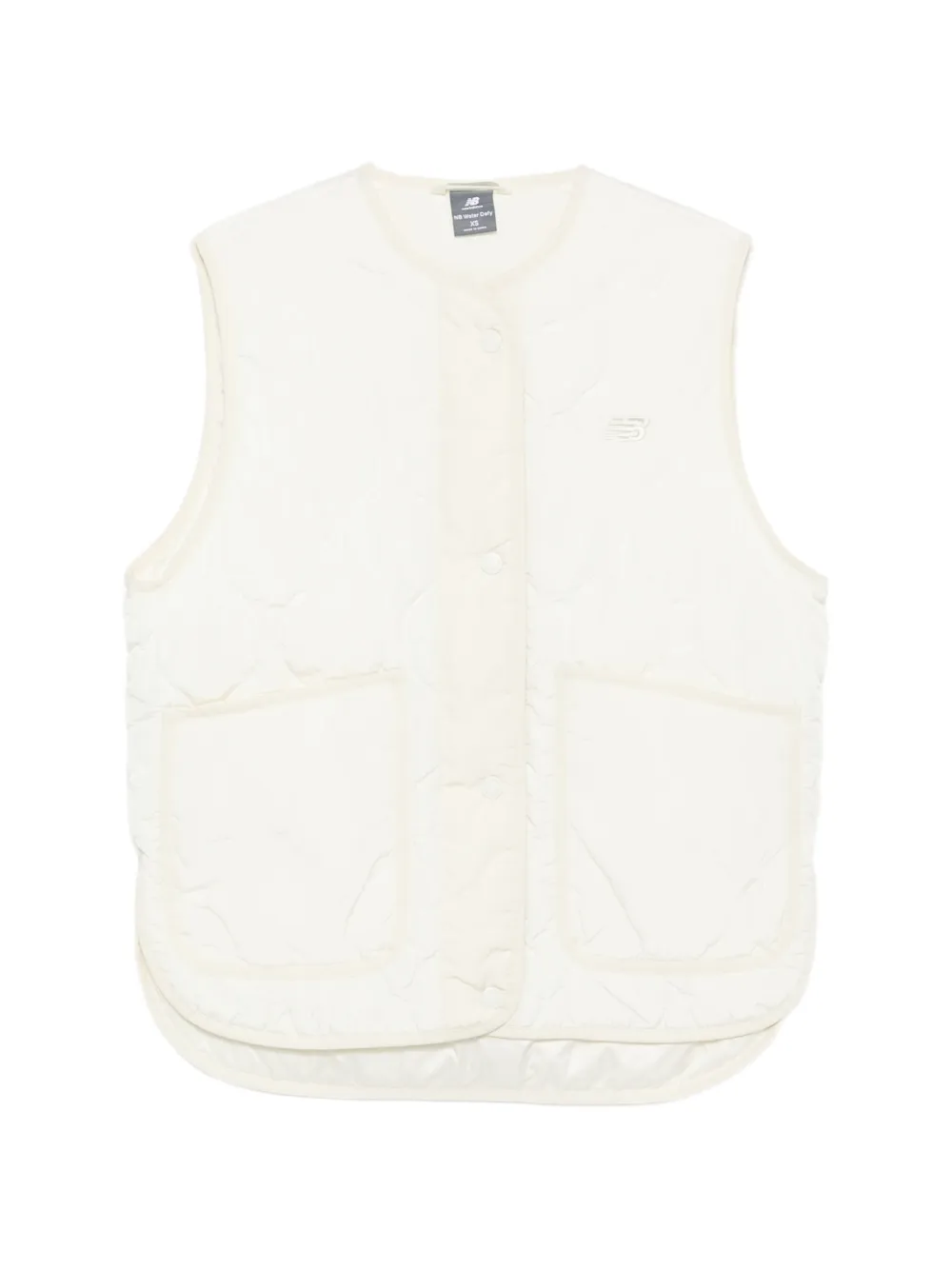New Balance quilted gilet Beige