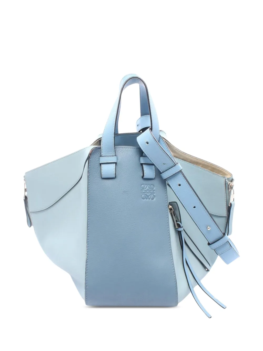 Loewe Pre-Owned 2010-2026 Small Leather Hammock satchel - Blau