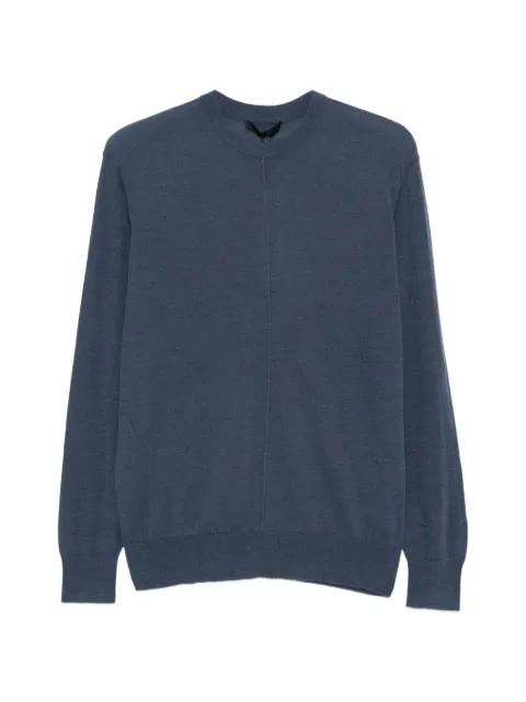 Tibi seam-detail crew-neck sweater
