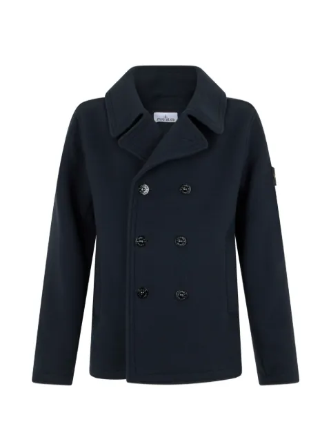 Stone Island 4100040 heavy melton peacoat