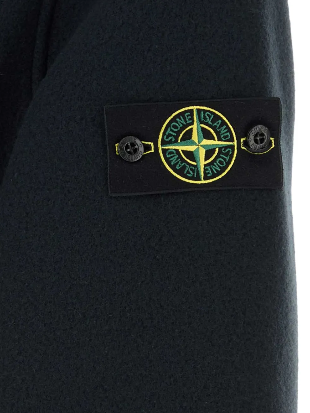 Stone Island Sailorjas met dubbele rij knopen Blauw