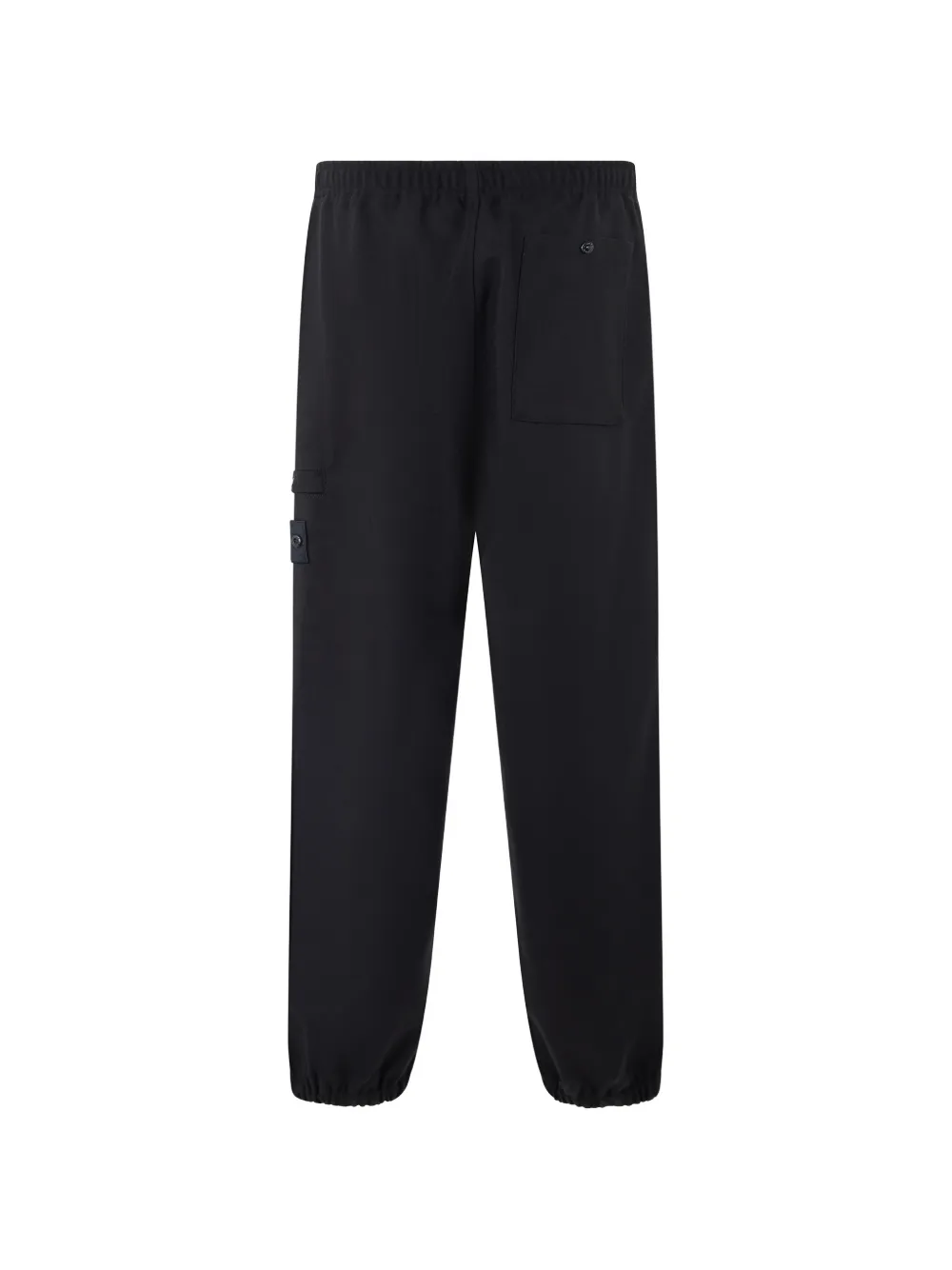 Stone Island 3100024 wool nylon flannel S.I ghost sweatpants Blauw