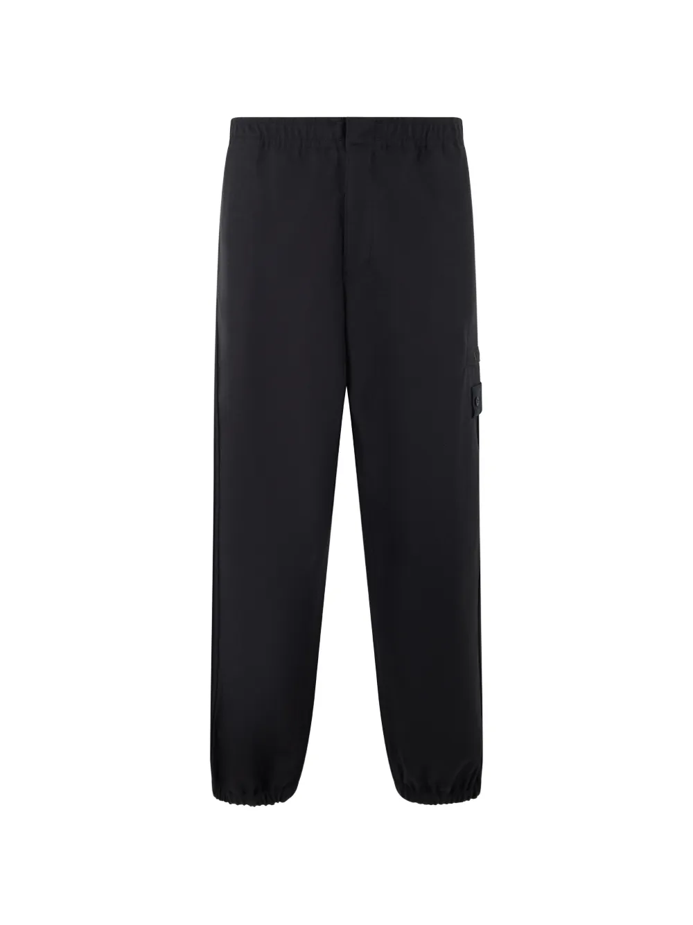 Stone Island 3100024 wool nylon flannel S.I ghost sweatpants Blauw
