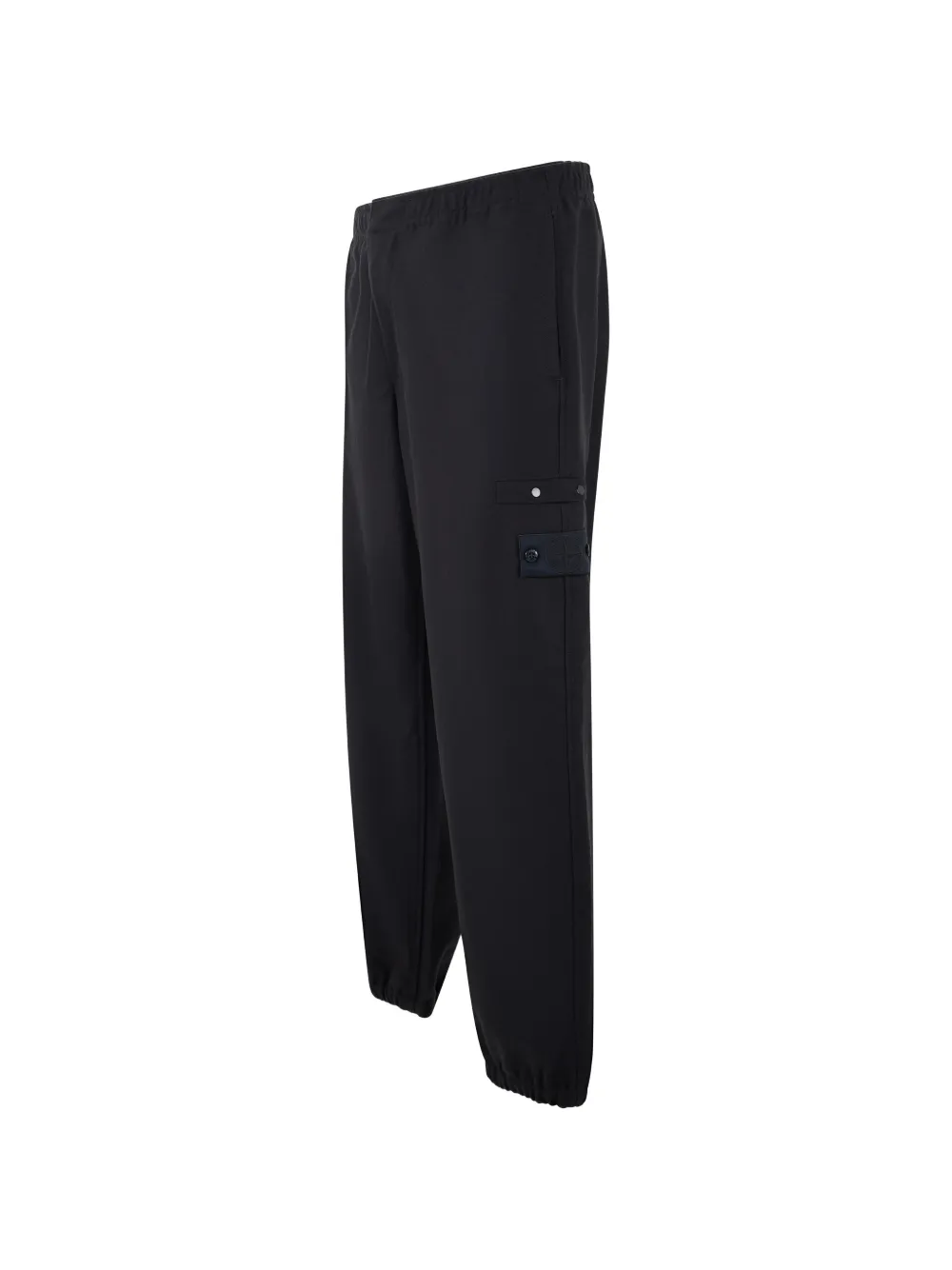 Stone Island 3100024 wool nylon flannel S.I ghost sweatpants Blauw