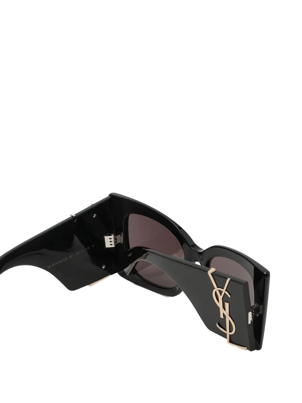 Saint Laurent Eyewear SL M119 Blaze square-frame sunglasses Zwart