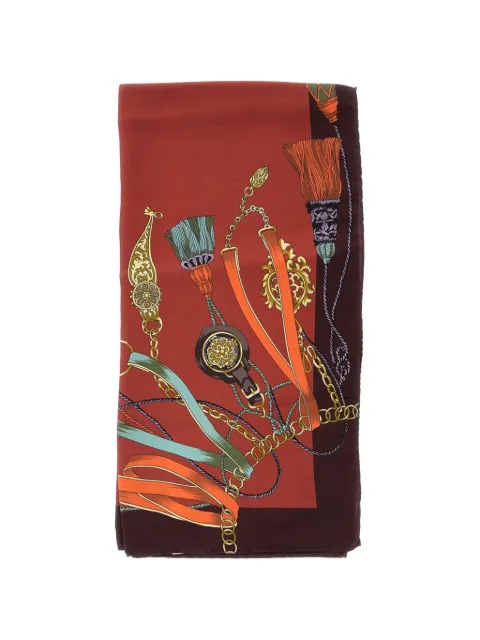 ETRO silk scarf with charm motif