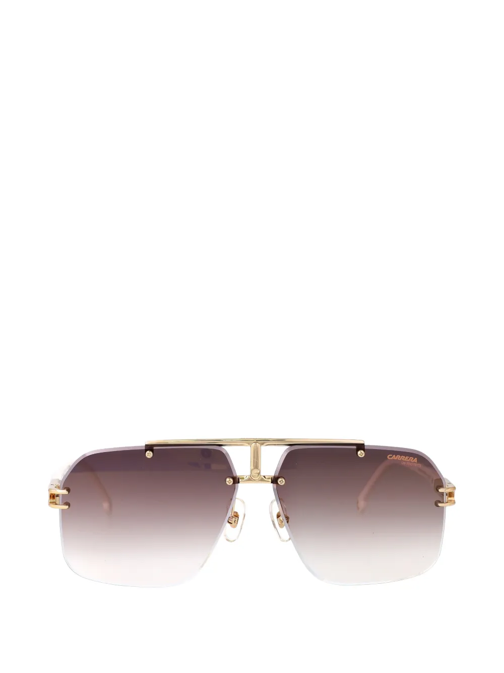 Carrera 几何形镜框太阳眼镜 | 金色 | Image 1