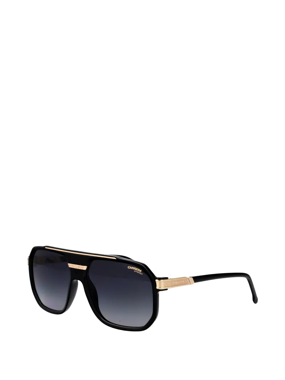 Carrera geometric-frame sunglasses Zwart