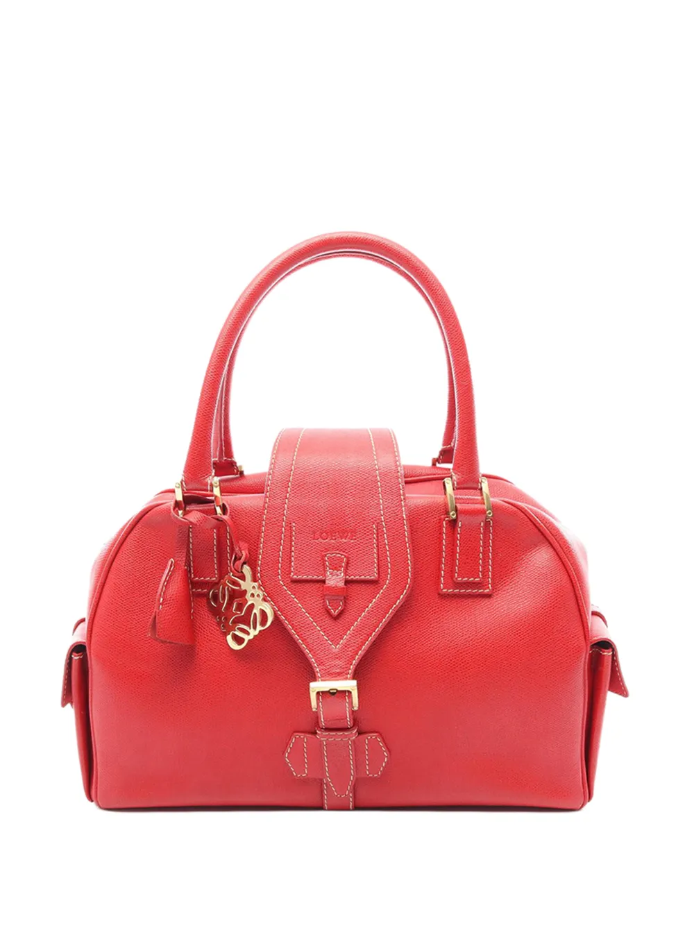 Loewe Pre-Owned 2010-2026 Leather handbag - Rot