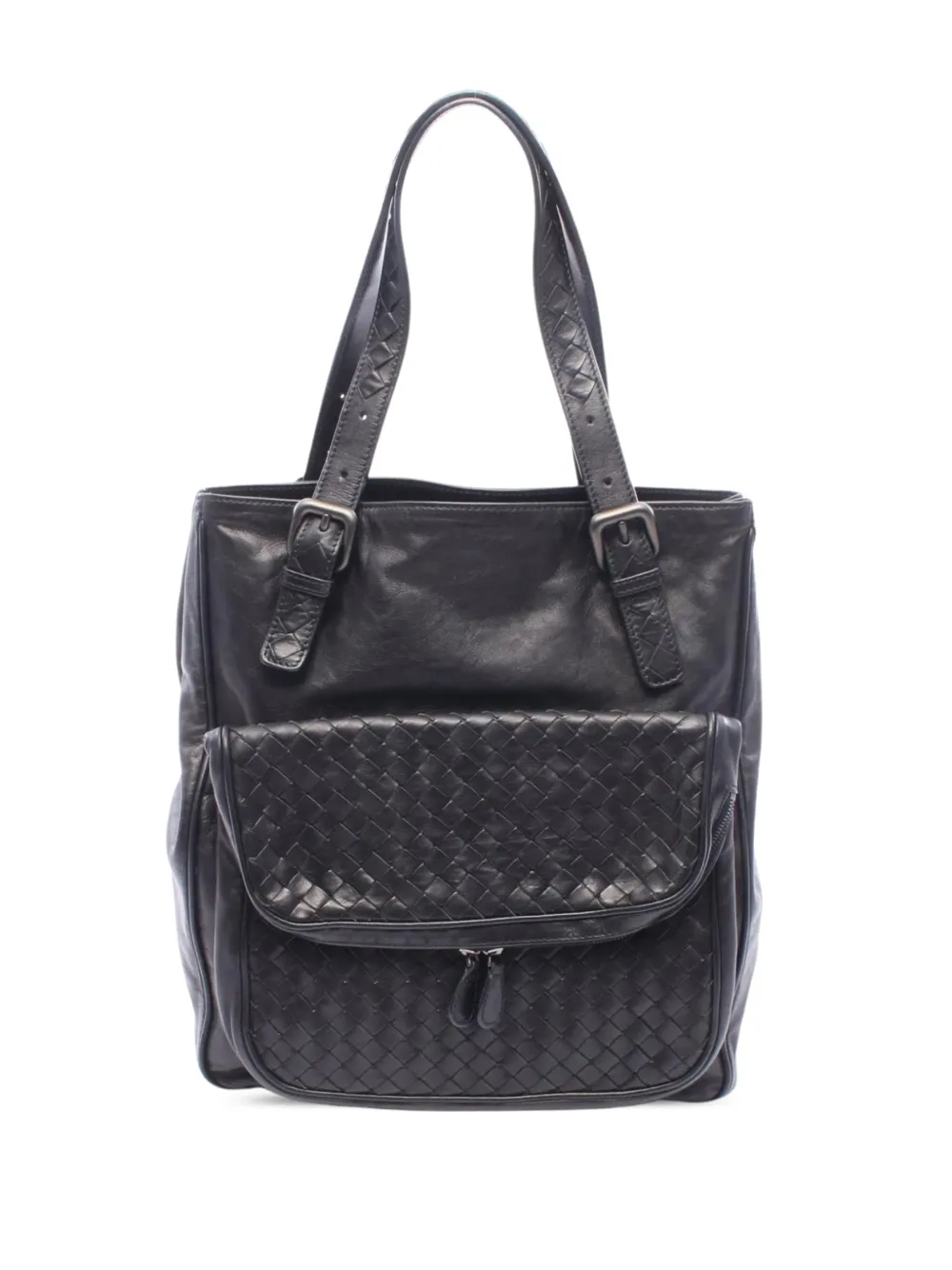 Bottega Veneta Pre-Owned 2000-2026 Nappa Intrecciato tote bag - Schwarz