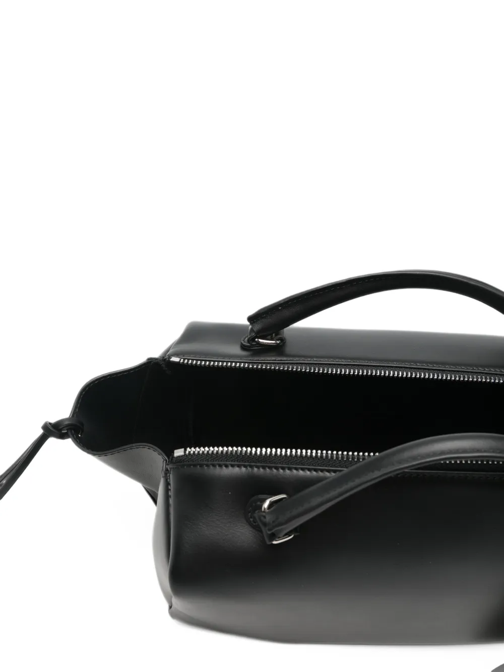 Low Classic Loaf leather tote bag Zwart