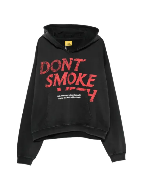 Diet Starts Monday slogan-print pouch-pocket hoodie