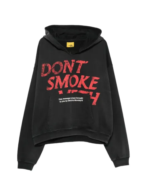 Diet Starts Monday slogan-print pouch-pocket hoodie
