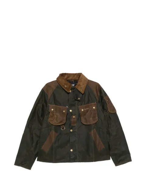Barbour multi-pocket waxed jacket