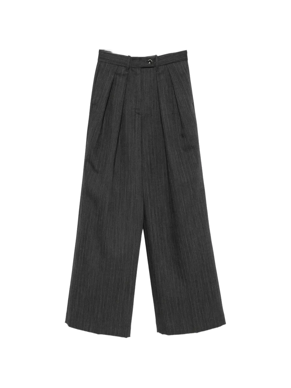 Nine In The Morning Sandra pinstripe-pattern pleated tailored trousers Grijs