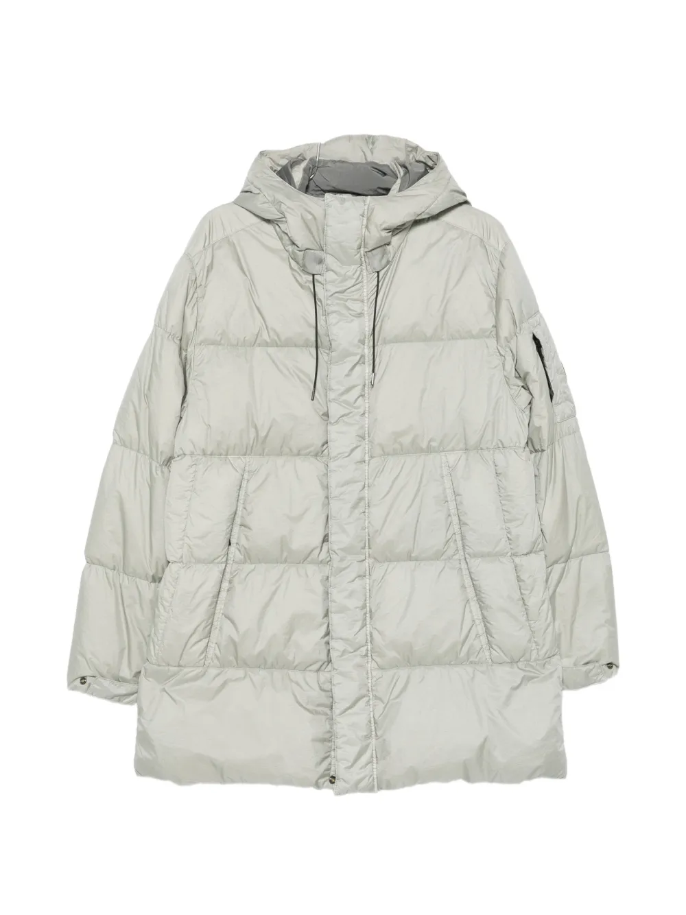 C.P. Company hooded quilted jacket - Grigio