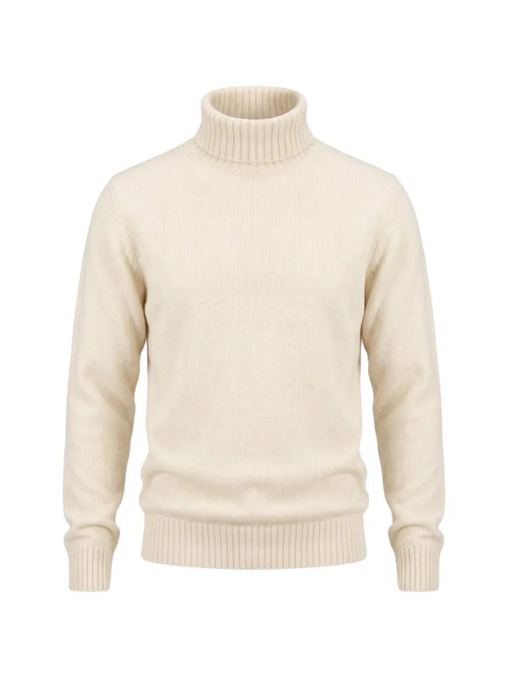 Piacenza Cashmere roll-neck cashmere sweater Beige