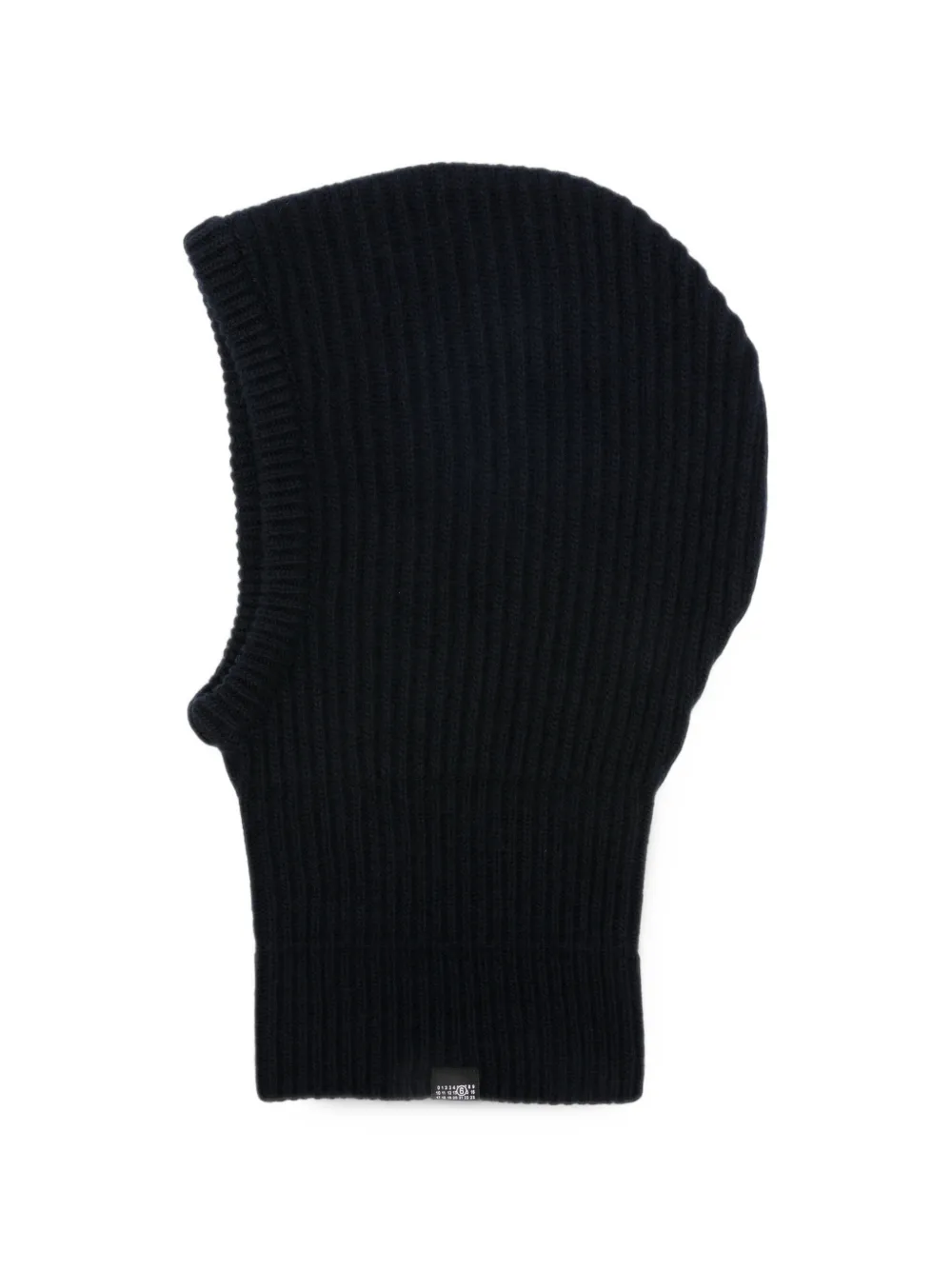 MM6 Maison Margiela ribbed-knit balaclava - Blu