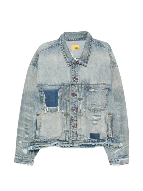 Diet Starts Monday distressed patchwork denim jacket