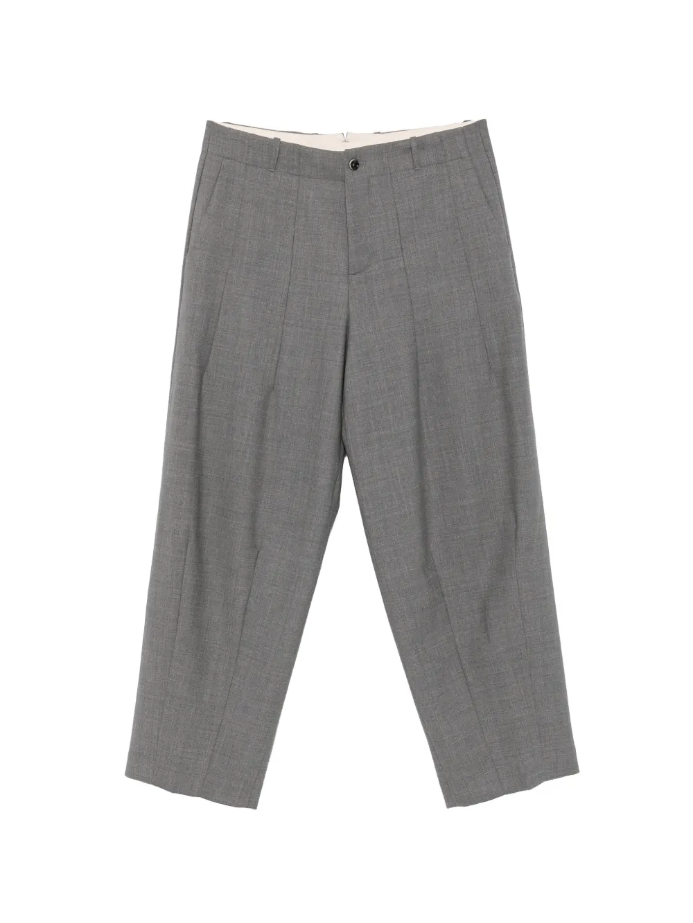 Nine In The Morning Straight plooibroek Grijs