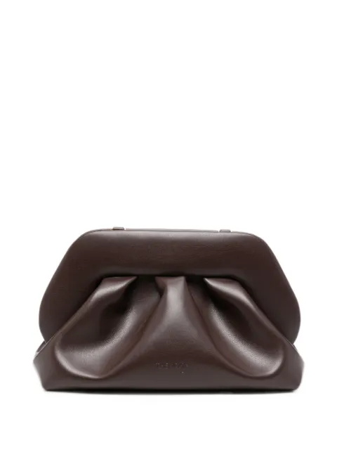 Themoirè Bios ruched clutch bag