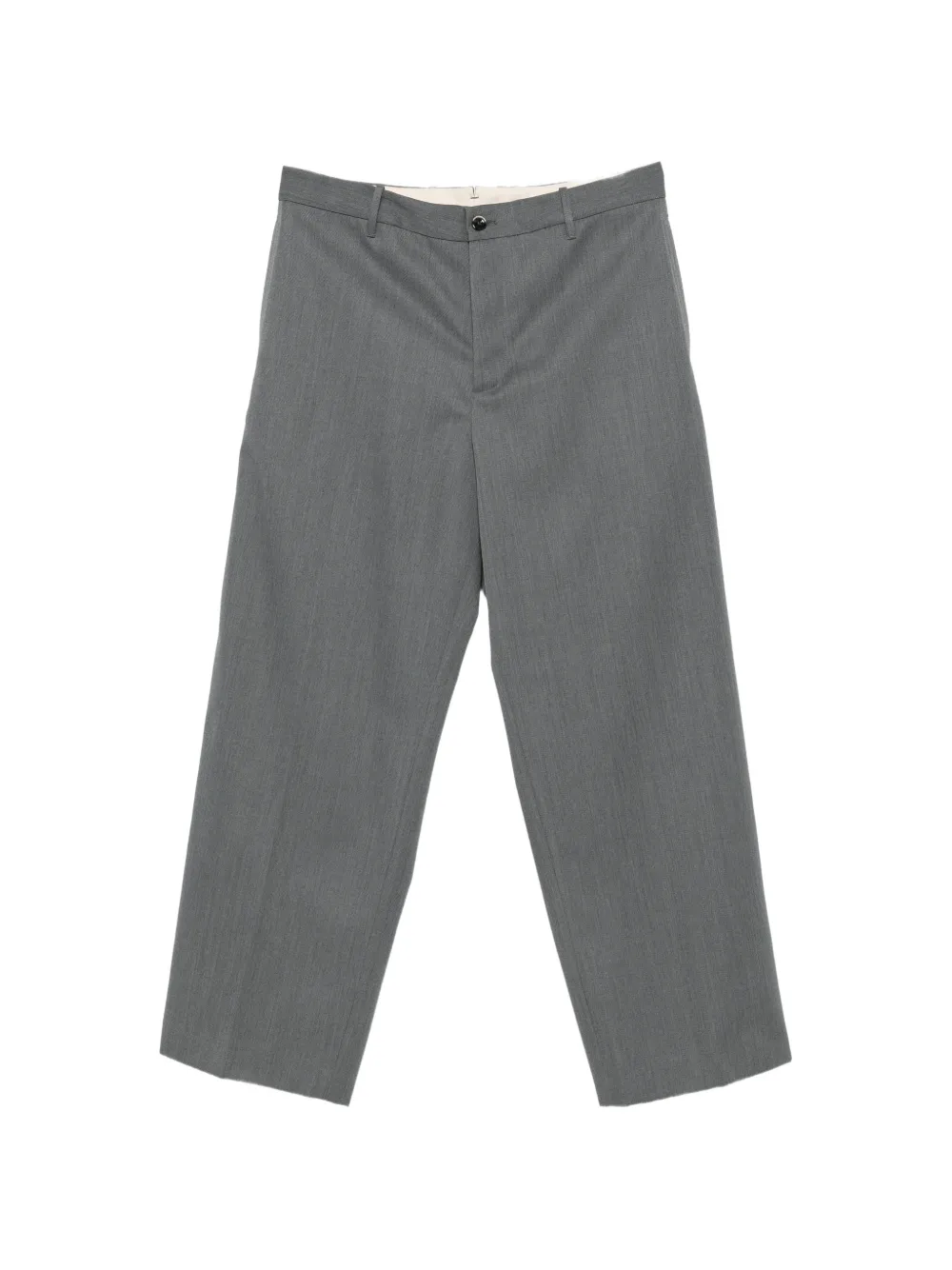 Nine In The Morning Thiago straight-leg tailored trousers Grijs