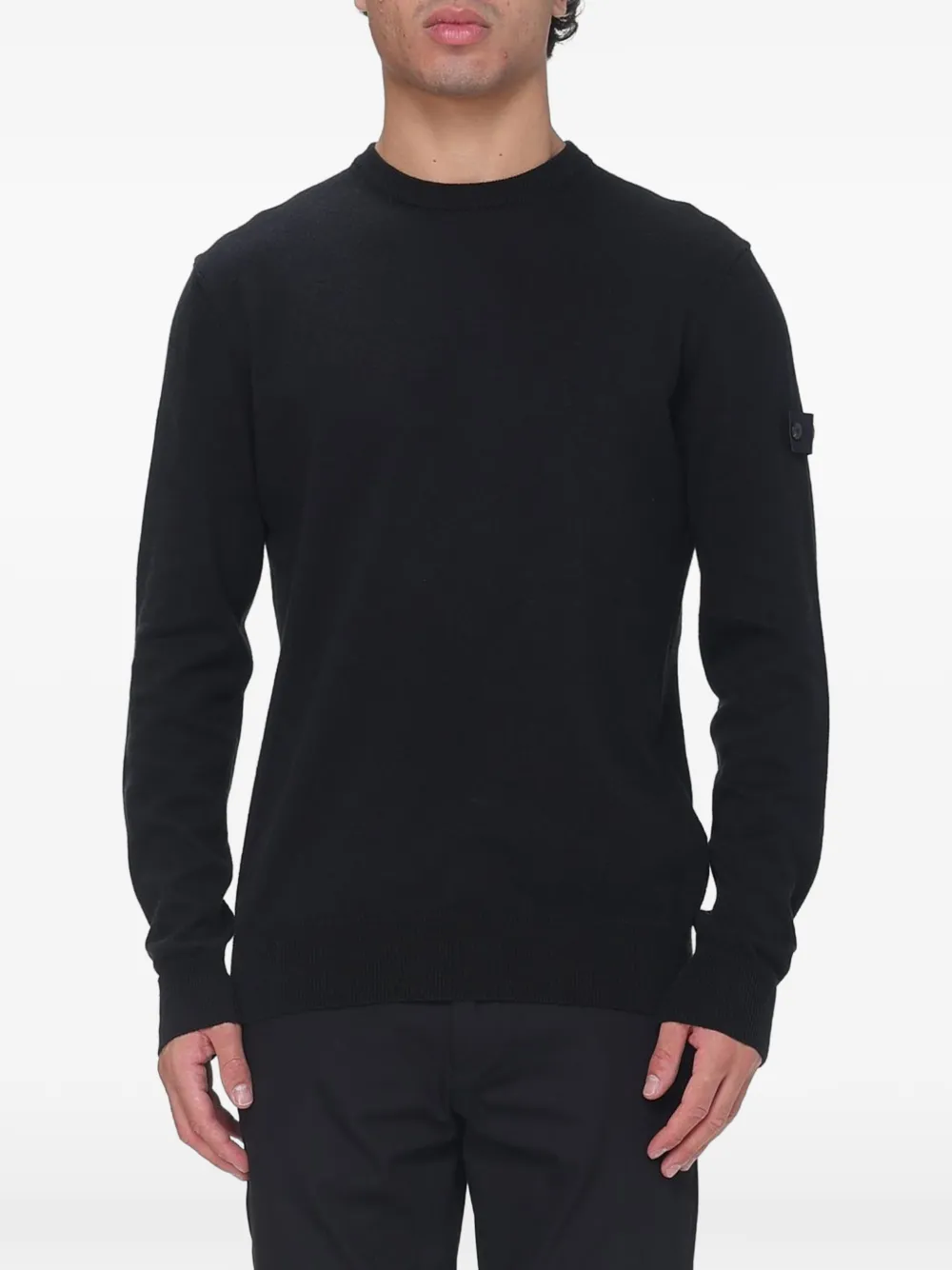Peuterey logo-patch elbow-pad sweater - Nero