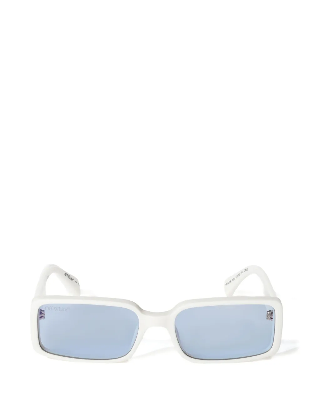 Off-White Spencer blue lens sunglasses - Bianco