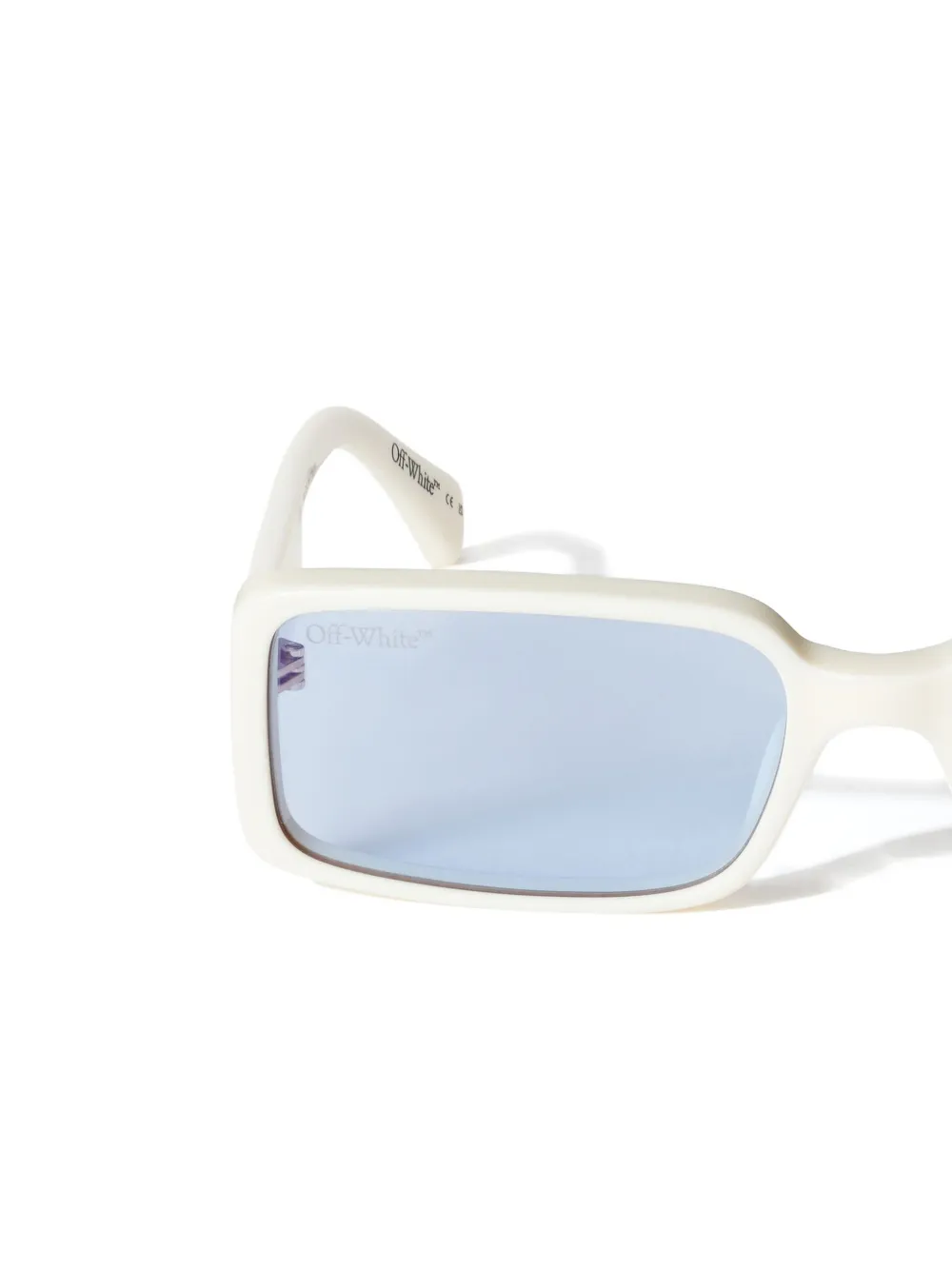 Off-White Eyewear Spencer blue lens sunglasses Wit