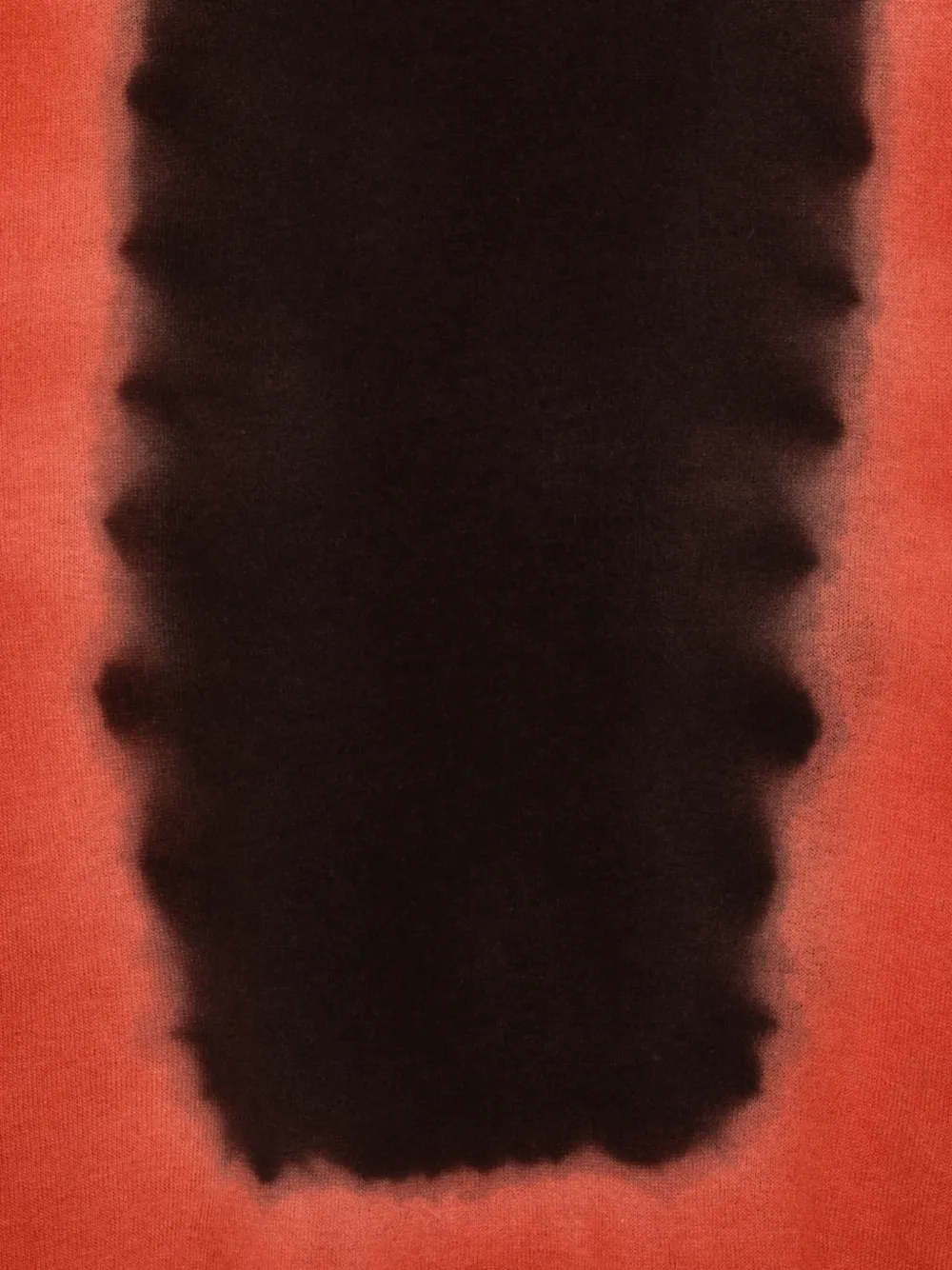 Faliero Sarti dip-dye frayed scarf Rood