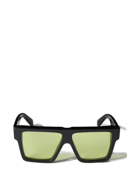 Off-White Berkeley light-green lens sunglasses