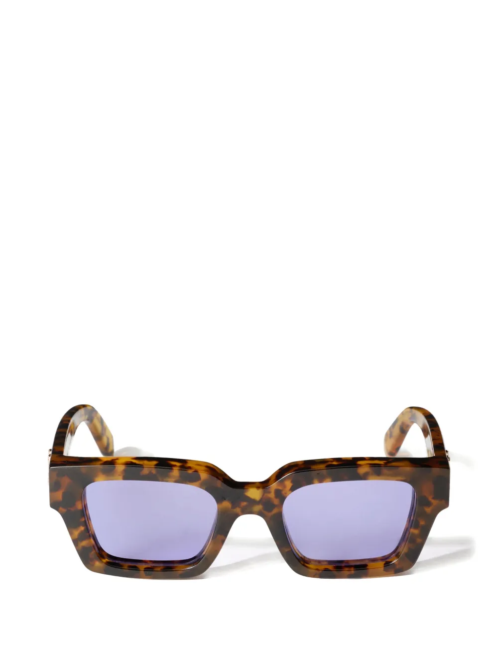 Off-White Virgil M light-purple lens sunglasses - Marrone