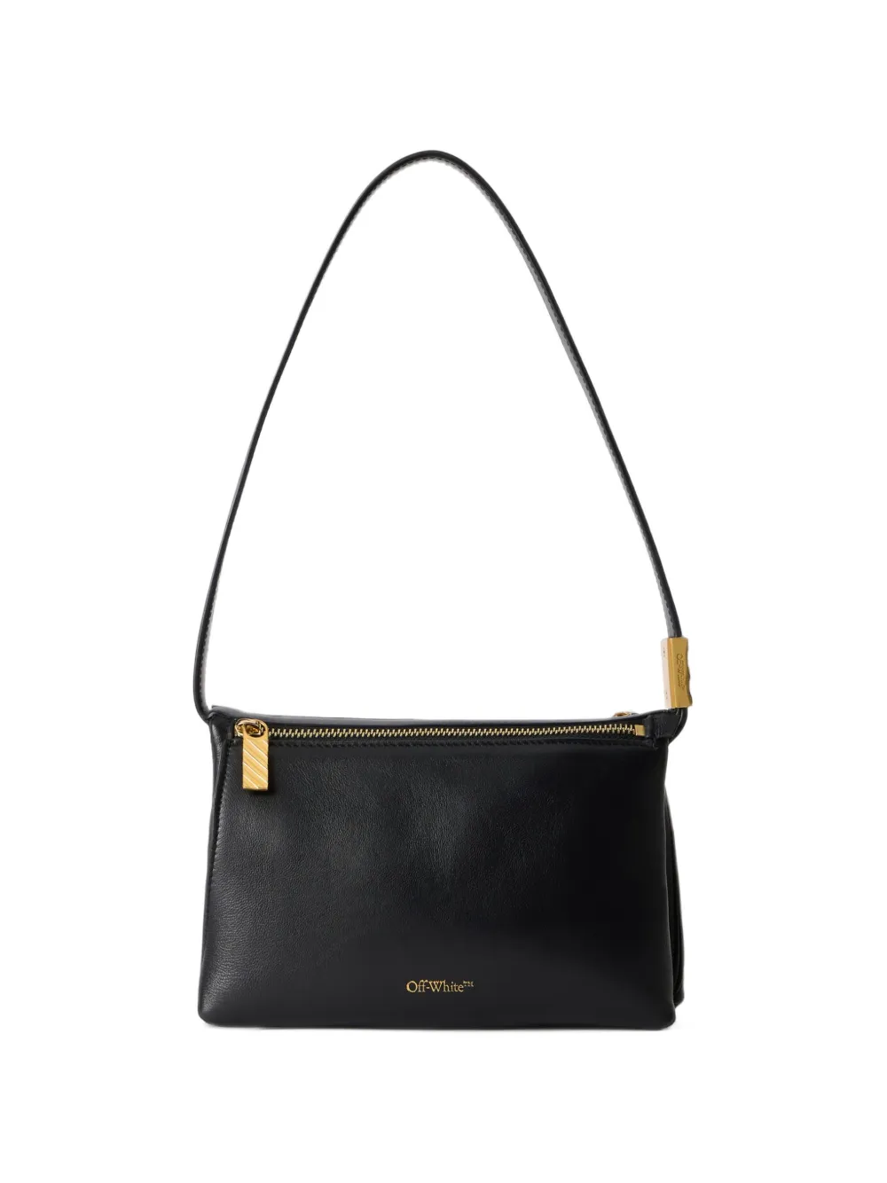 Off-White Sandbag_404 leather shoulder bag Zwart