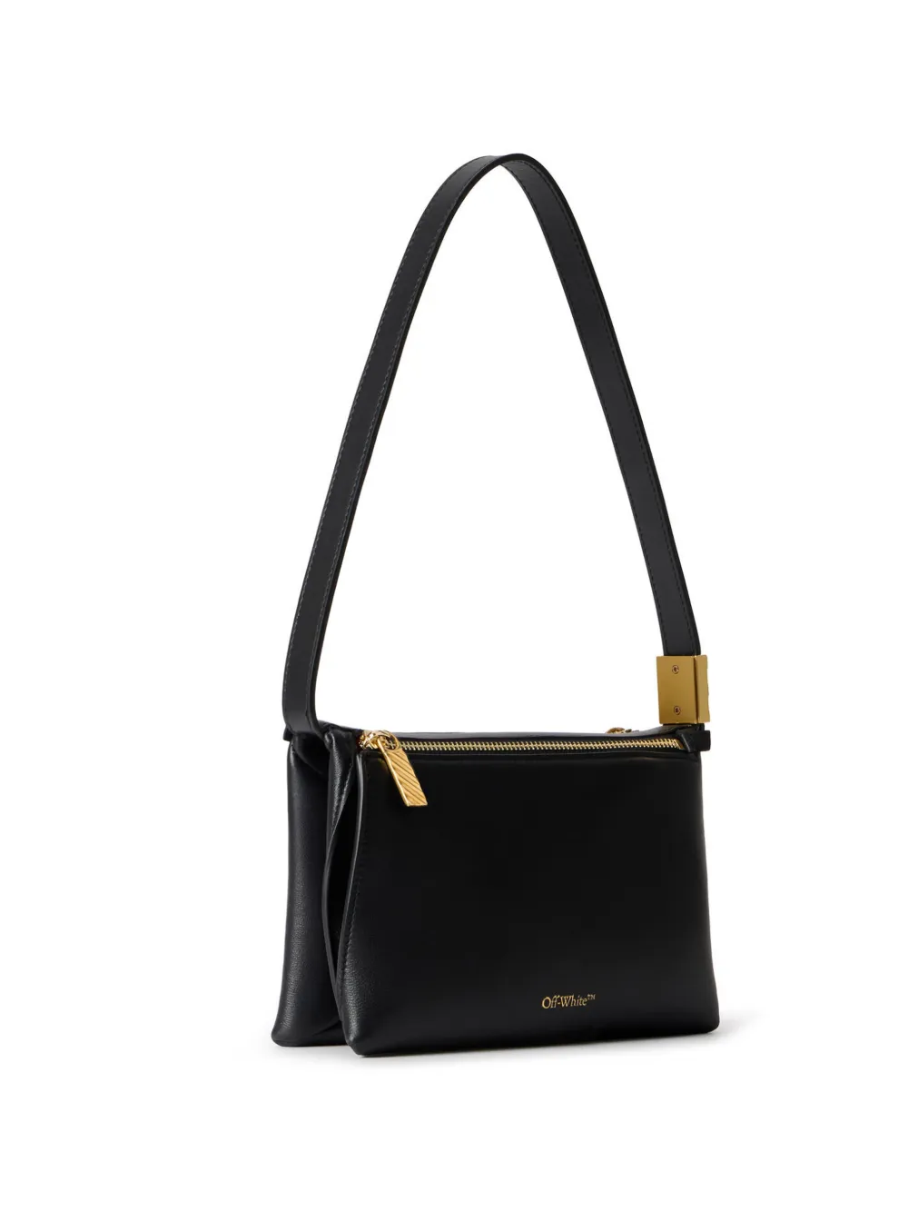 Off-White Sandbag_404 leather shoulder bag - Nero